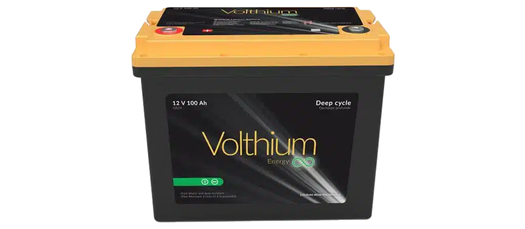 Batterie au lithium Volthium 12 V 100 Ah à décharge profonde